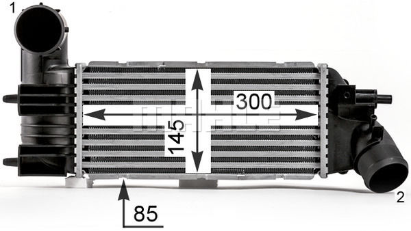 KALE 343600 | Citroen C5 2003-2008 2.0 Hdi Turbo İntercooler Radyatörü