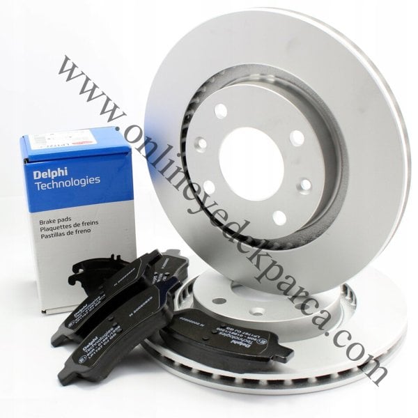 Opel Corsa F Ön Fren Disk Takımı Ve Ön Fren Balata Takımı Delphi Marka Alman
