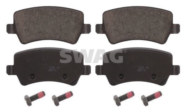SWAG 50916625 | Arka Fren Balatası Cıvatalar Ile Volvo S 60 II S 60 II Awd S 80 II S 80 II Awd V 60 V 60 Awd V 70 I