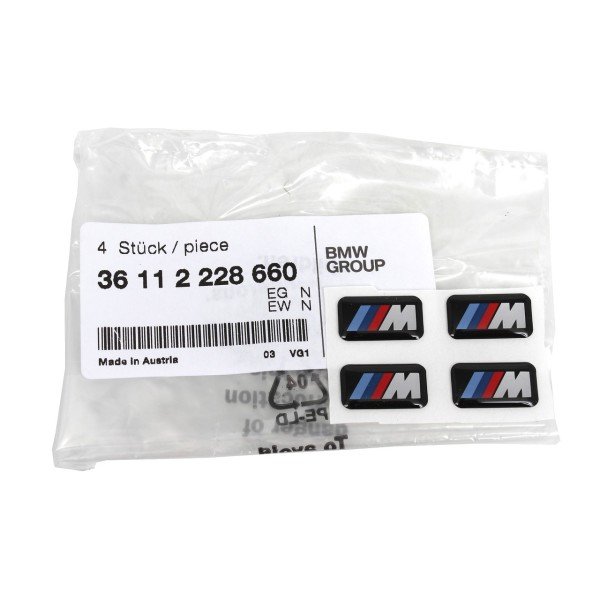 BMW 36112228660 | 5 Serisi E39 Kasa Jant M Amblemi Takım Orijinal