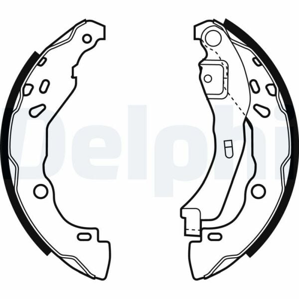 DELPHI LS1929 | Pabuç Balata Clio II 01-Clio IV 13-Symbol / Logan Sandero / 208 I (Ca_, Cc_) 12-191.4 HDI 1.6 1.0 1.2 VTI 82 1.2 Thp 110 1.6 HDI / Bluehdi 75 1.6 Gti 1.6 Bluehdi 120 1.6 Bluehdi 100 1.6 Thp 165 1.6 HDI 1.2 Vti 68 / Puretech 68 1.2 Puretech