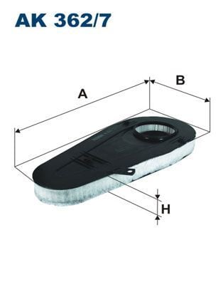 FILTRON AK362-7 | Hava Filtresi 10-5-Seri (F07-F10-F11-F18) 7-Seri (F01-F02-F03-F04)