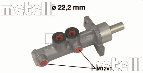 METELLİ 05-0597 | Ana Merkez Alüminyum ABS Li (Citroen C3 1,4Hdı 2002 -)