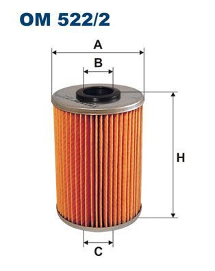FILTRON OM522-2 | Yağ Filtresi BMW E36 M41
