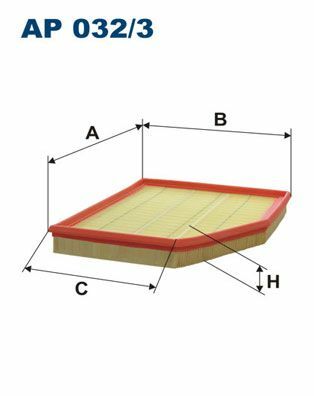 FILTRON AP032-3 | Hava Filtresi 05-10 5-Seri (E60-E61)