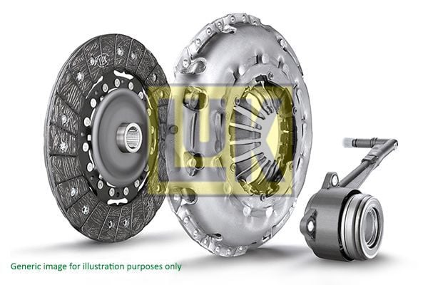 LUK 624339533 | Debriyaj Seti Rulmanlı Tiguan 2.0 TDI Cba Cff Cfg 07-18 Alhambra 2.0 TDI 10-Sharan 2.0 TDI 10 -