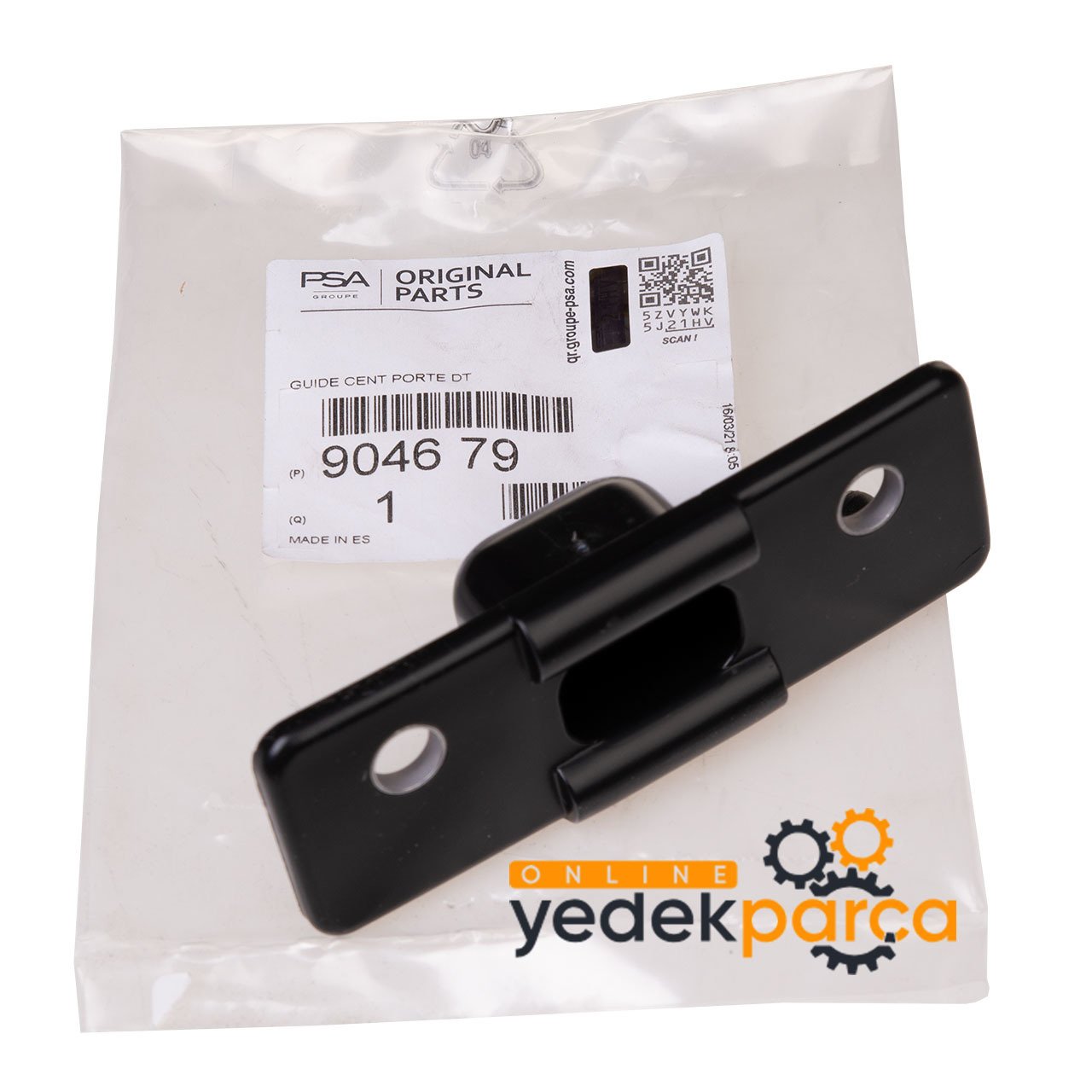 PSA 9046.79 | Peugeot Partner 2009-2019 Sürgülü Kapı Merkezleme Plastiği Orijinal