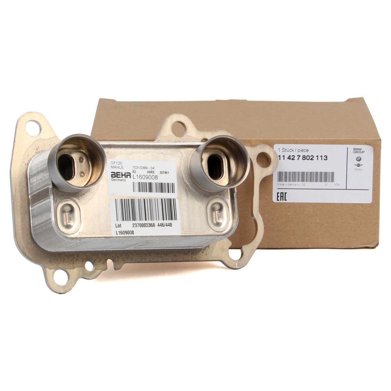 BMW 11427802113 | E87 Kasa 116d N47 Motor Yağ Soğutucu Radyatörü Orijinal (11427802113)