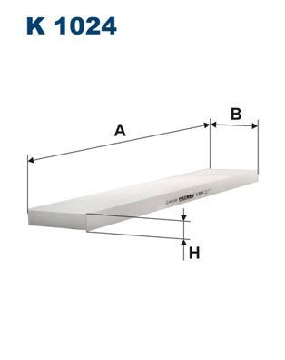 FILTRON K1024 | Polen Filtresi 00-10 Sharan