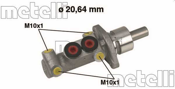 METELLİ 05-0277 | Ana Fren Silindiri (Seat Ibiza 93-02)