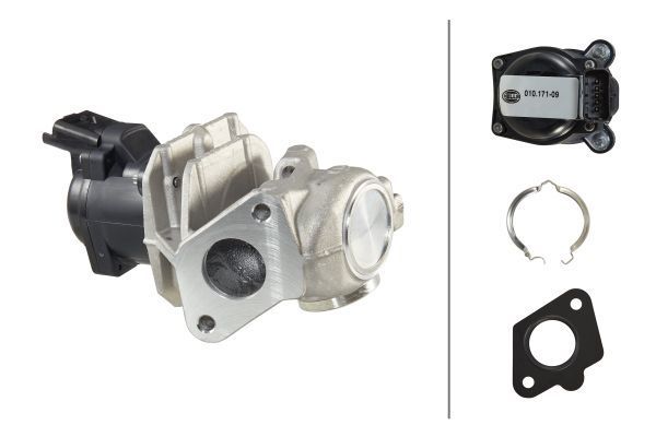 HELLA 6NU010171-091 | EGR Valfi Mazda 3 1.6 2006-2013 Fiesta V VI 03-11 C Max Focus II 04-11 Fusion 03-12 1,6Tdcı Volvo V70 III S80 II 10-S40 II V50 05-1,6Td