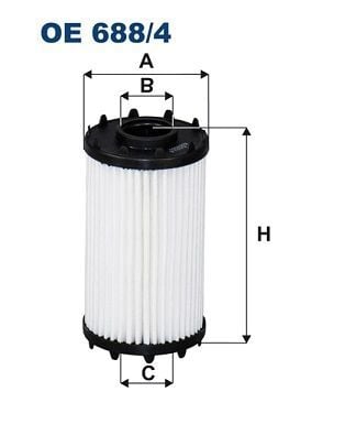 FILTRON OE688-4 | Yağ Filtresi 16-Aı.A4-A5-A6-Q5