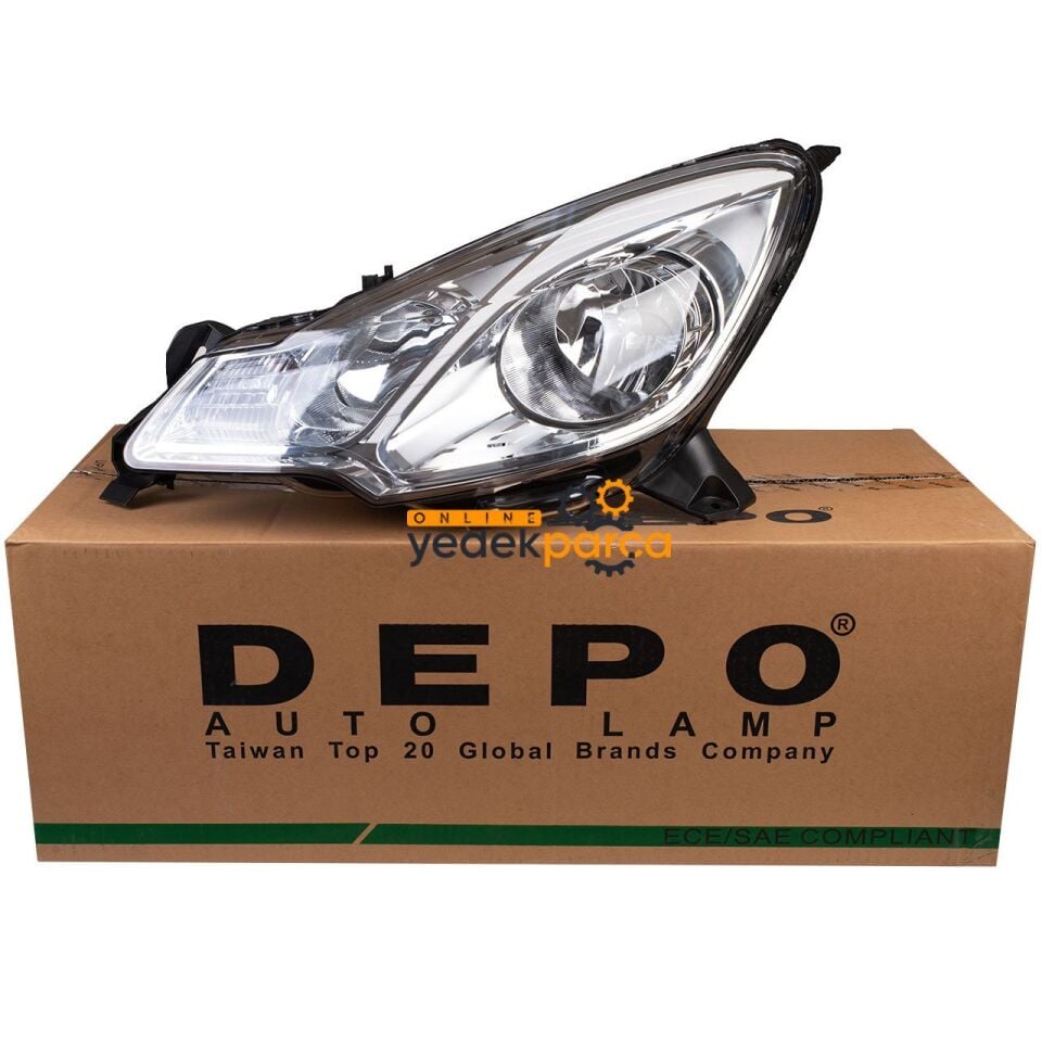 DEPO 552-1134LMLDEM5 | Citroen Ds3 Ön Sol Far Beyaz Tip