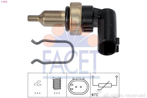 FACET 7.3343 | Hararet Müşürü W169 04 > 12 W176 12 > 18 W245 05 > 11 Sprinter 906 907 910 06 >