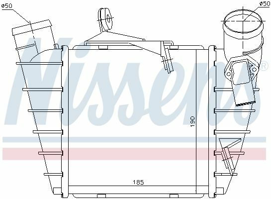 NISSENS 96770 | Radyatör VW Interkol Polo 1.4 TDI