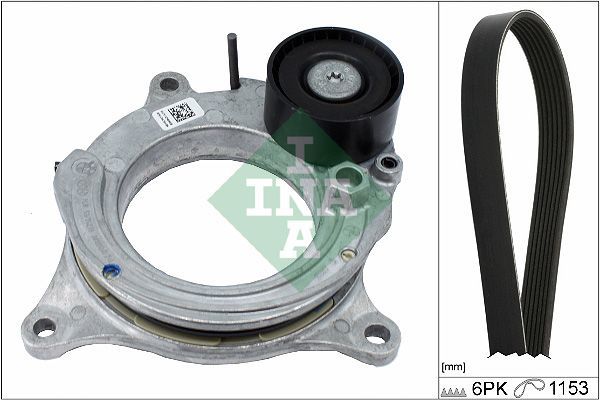 INA 529056610 | Gergi Seti BMW B38 / 48 / 58 Kutuk + Kayış 6Pk1153