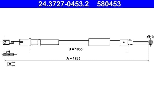 ATE 24.3727-0453.2 | Fren Hortumu