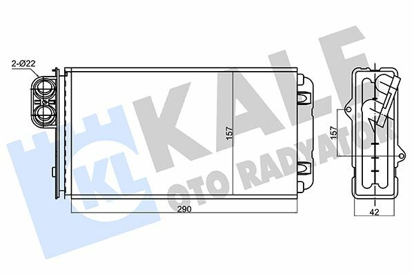 KALE 356225 | Kalorifer Radyatörü Xm / 605