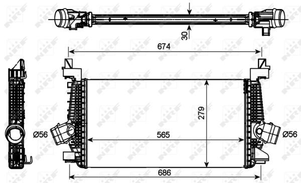 NRF 30269 | Opel Astra 1.4 10-Intercooler / Charger