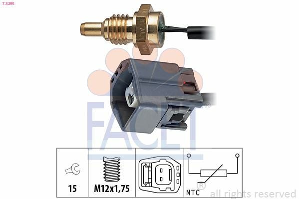 FACET 7.3295 | Hararet Müşürü (Isı Müşürü) Focus Cak 98-05 I 98-1.8 TD 1.8 TDCI Transıt Connect