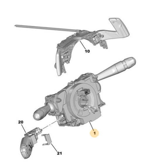 MOPAR ( PSA ) 98312669ZD | DS 7 CROSSBACK (X74) S.U.V. FAR KUMANDA KOL