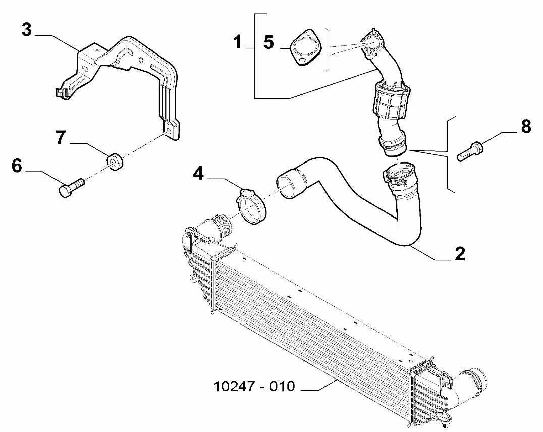 Fiat Linea Doblo 3-4 Egea 1.6 MTJ Dizel Turbo Boru Contası Opar Lancia Marka