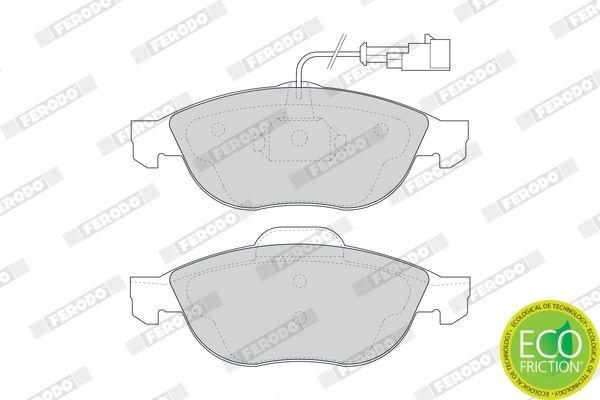 FERODO FDB1134 | Alfa Romeo 156 Ön Fren Balata 71748390-71769141