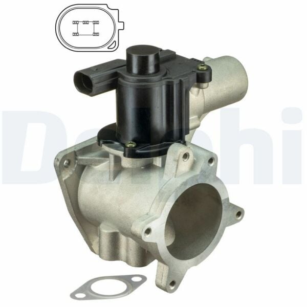 DELPHI EG10446-12B1 | EGR Valfi 06-Crafter-T5 2.5Tdi Elektrikli