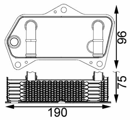 MAHLE CLC202000S | Yağ Soğutucusu Şanzıman VW Golf V,Passat,A3 6A DSG