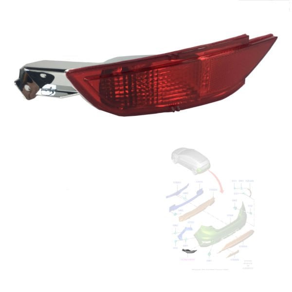 DEPO 431-2901R-LDE | Ford Fiesta 2008-2012 Arka Kedi Gözü Sağ (Reflektör) Yan Sanayi