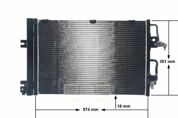 MAHLE AC377001S | Klima Radyatörü Opel Astra H Zafira B 04-1.4-1.6