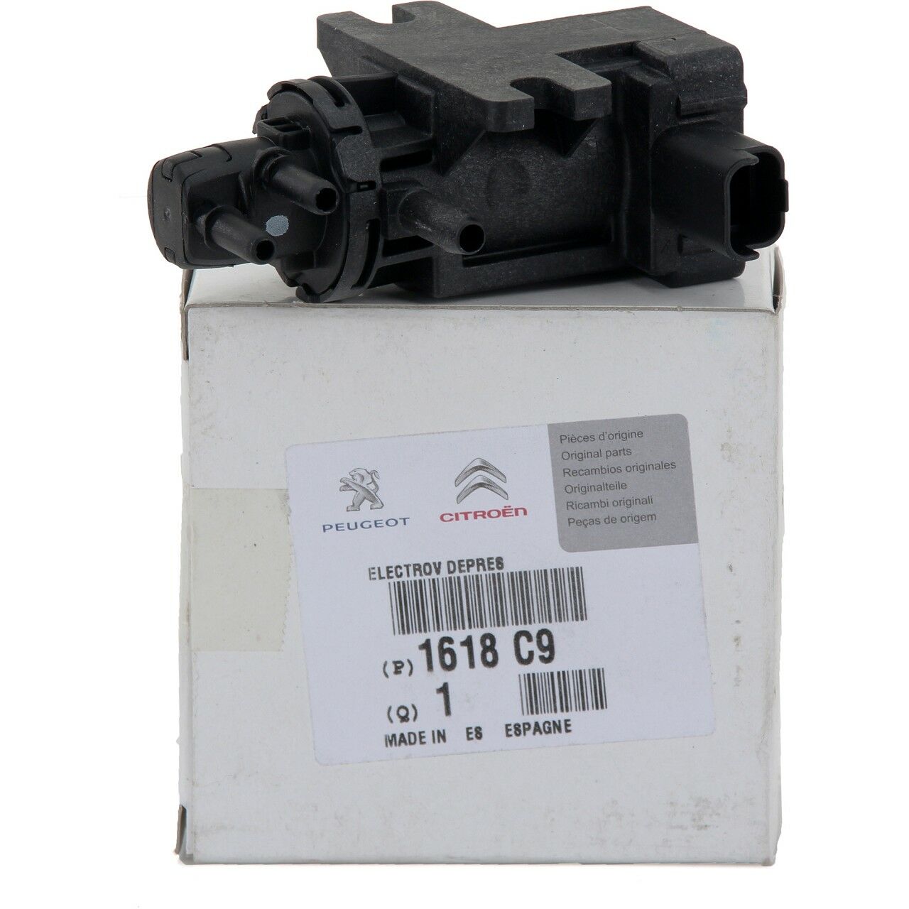 PSA 1618.C9 | Citroen C4 2005-2010 1.6 Hdi Turbo Selenoid Elektrovana Valfi Siyah Renk