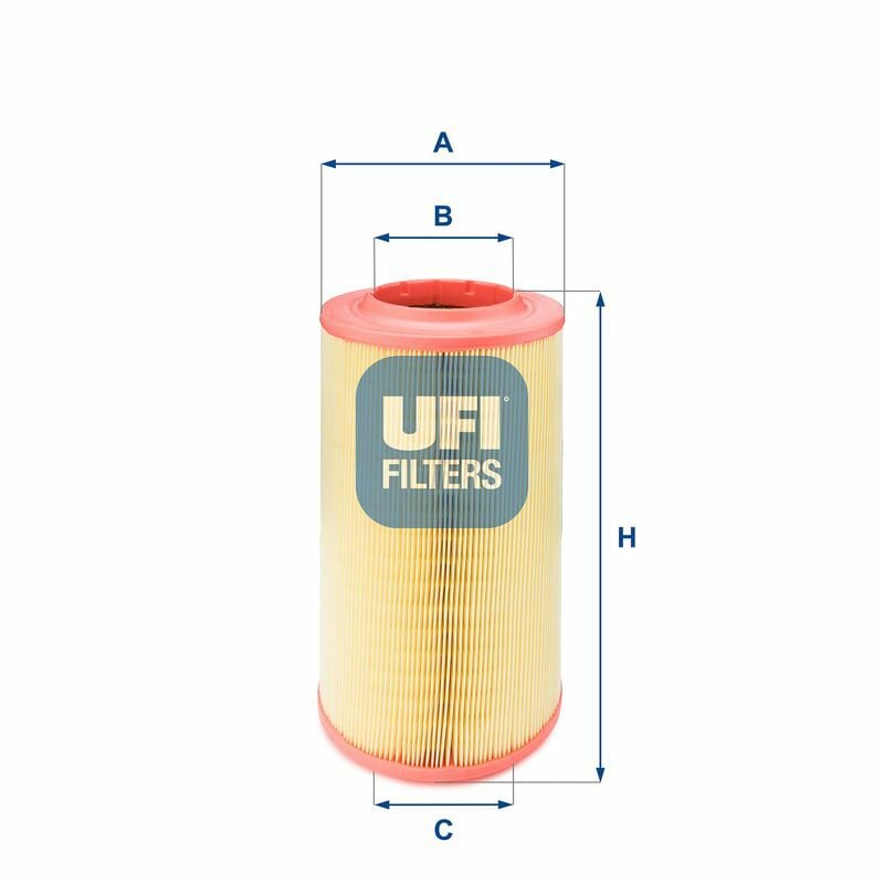 UFI 27.628.00 | Hava Filtresi 07-Ducato-Boxer-Jumper 2.2-2.3-3.0