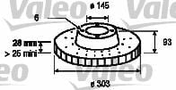 VALEO 187146 | Arka Fren Aynası Çift Teker Crafter Sprinter 5T 06 / 06 -