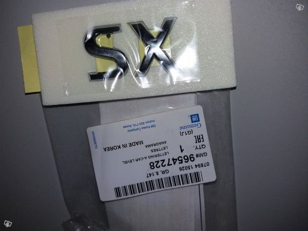 PSA 96547228 | Chevrolet Lacetti Bagaj SX yazı Orijinal