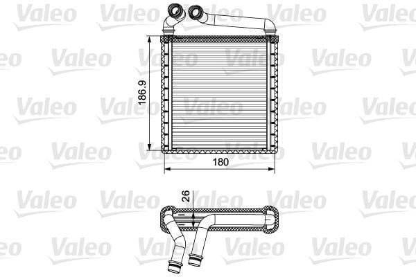 VALEO 811500 | Kalorifer Radyatörü VW Passat 2005 -