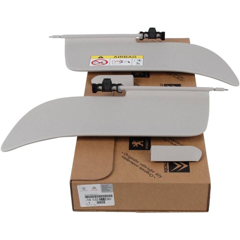 PSA 1613251480 | Citroen C3 2009-2015 Güneşlik Seti Sağ/Sol Orijinal