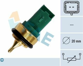 FAE 33707 | Hararet Müşürü 00-206-207-307-308-C2-C3-C4 1.4-1.6 16V