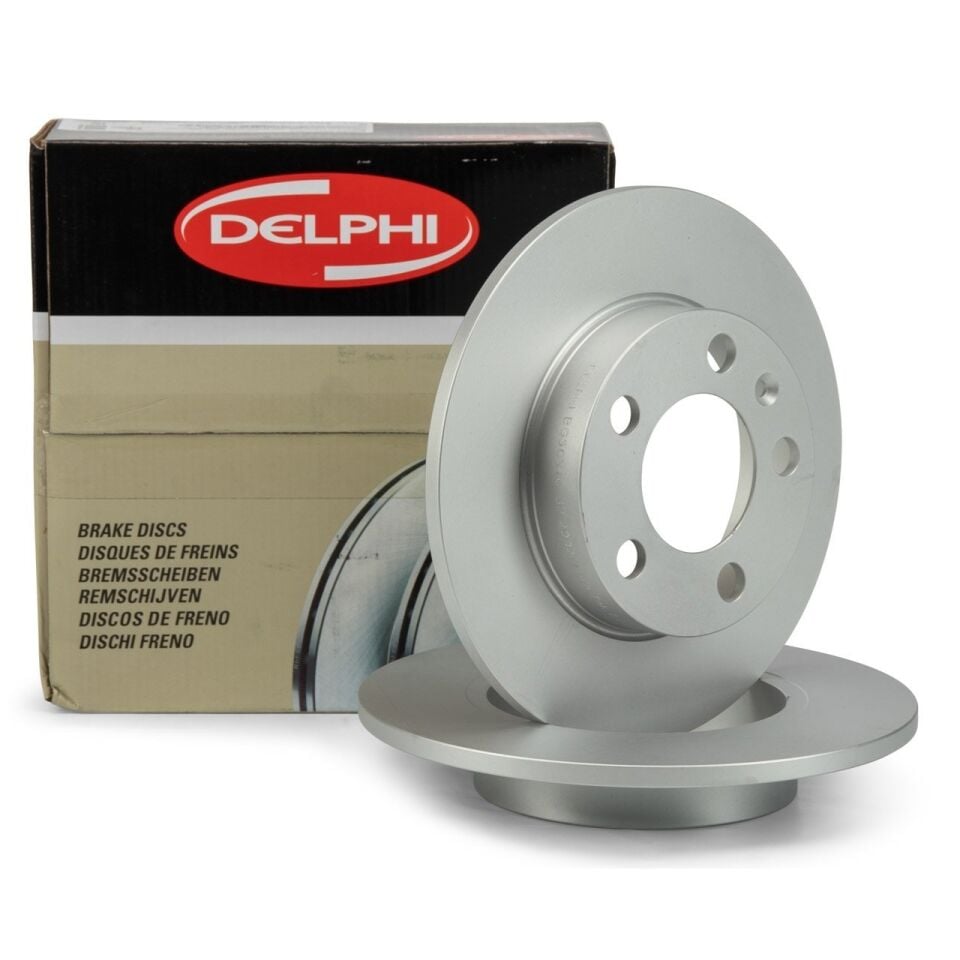 DELPHI BG3034 | Volkswagen Polo 2001 Model Sonrası Arka Fren Disk Takımı