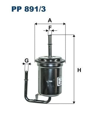 FILTRON PP891-3 | Yakıt Filtresi (Mazda