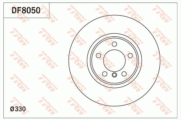TRW DF8050 | Disk On 11-3-Seri (F30-F31-F80) Kaplamalı | 1 Adet