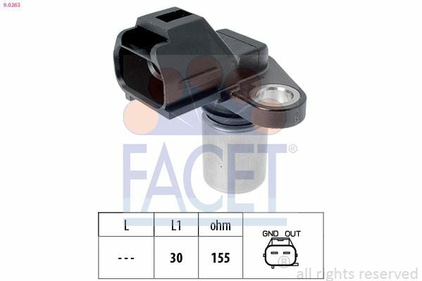 FACET 9.0263 | Eksantrik Sensörü Ford Focus II 2.5 08-11Kuga I 08-14 2.5 Volvo C30 (533) 2.4 İ D3-D4-D5 06-12 C70 I Cabrio (873) 2.3 T5 02-15 S40 II (544) D3 10-12 S60 I (384) 2.5 T 03-12 S60 II (134) D3-D4 D5 01-06 S80 I (184) 3.0 V70 III (135) D5 06-12