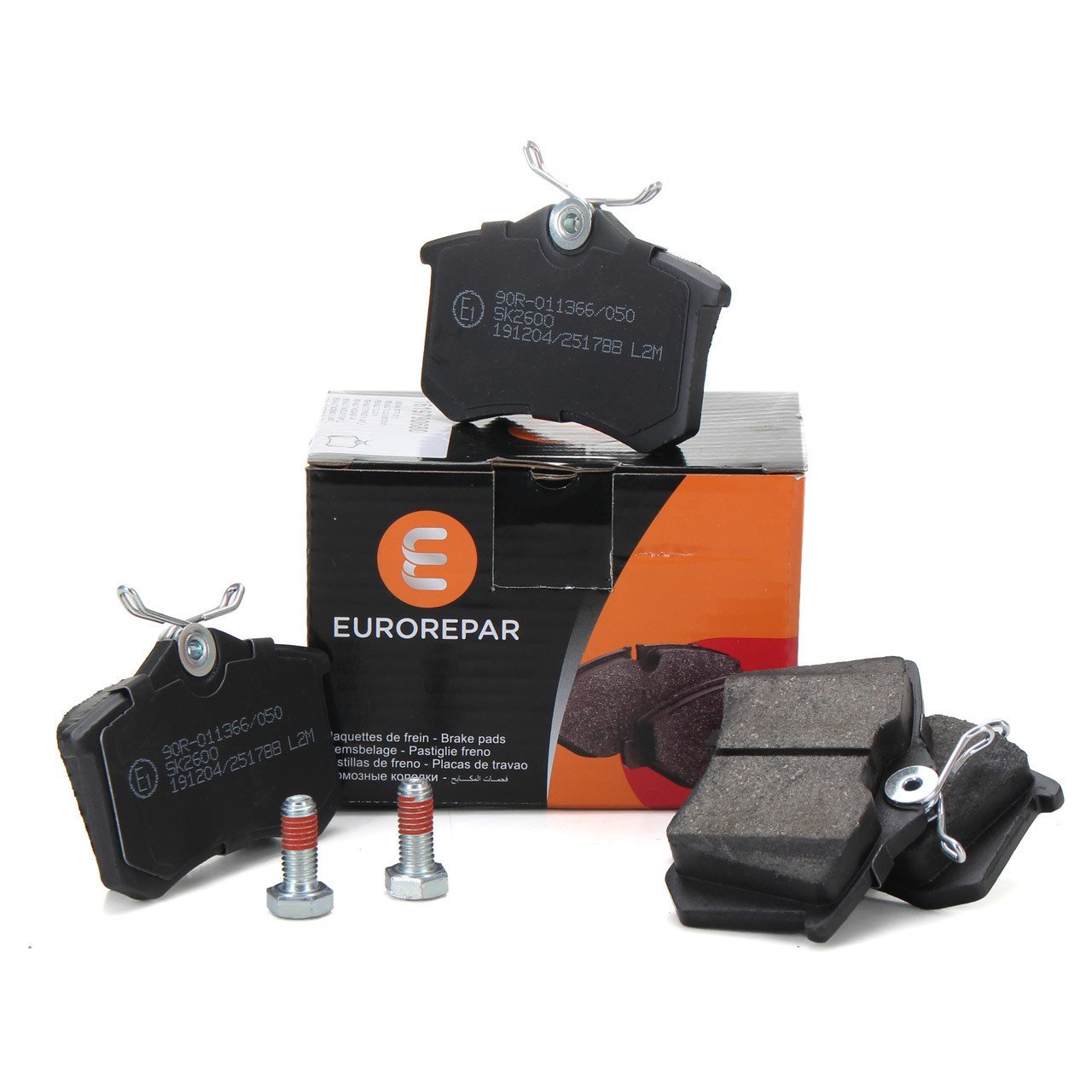 EUROREPAR 1619790680 | Peugeot 307 2006-2009 Arka Fren Balata Takımı