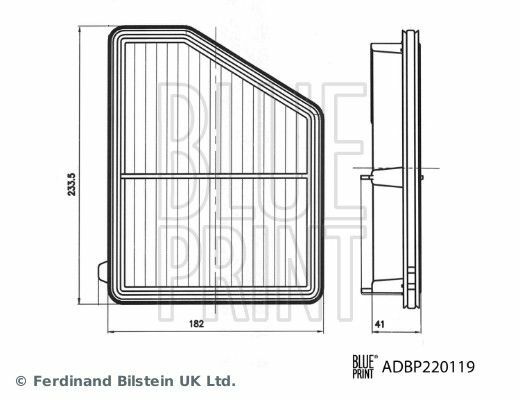 BLUEPRINT ADBP220119 | Hava Filtresi Honda Civic X (Fc6)
