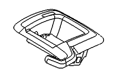 PSA 13237803 | Opel Corsa D Sağ Koltuk Yatırma Mandal Kapağı