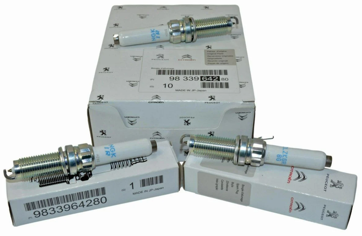 PSA 9833964280 | Citroen C4 (C41) 1.2 Puretech Benzinli Ateşleme Buji Takımı 3 Adet Orijinal