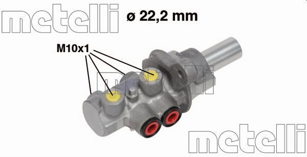 METELLI 05-0676 | Fren Ana Merkez (Fiat Doblo 1.4 05-1.6 02 -)