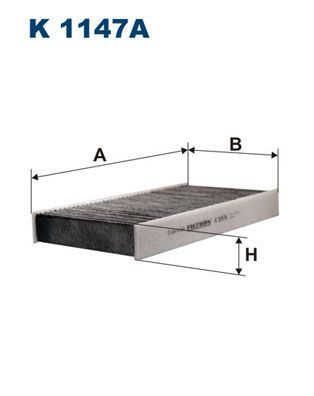 FILTRON K1147A | Polen Filtresi 04-407-C5-C6 + Ca