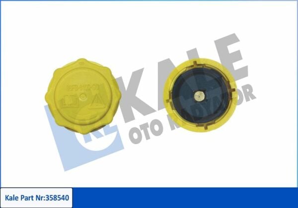 KALE 358540 | Genleşme Tankı Kapağı (Ford Courıer Connect 02-Escort 95 -) 1.2 Bar Sarı Kapak