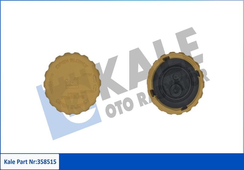 KALE 358515 | Genleşme Tankı Kapağı (Opel: Astra Vectra Corsa) 1.2 Bar Sarı Kapak